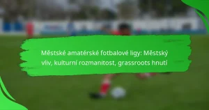 Městské amatérské fotbalové ligy: Městský vliv, kulturní rozmanitost, grassroots hnutí